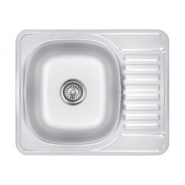 Кухонна мийка Brinex 5848 0,8 мм Satin (BRIN5848SAT08)