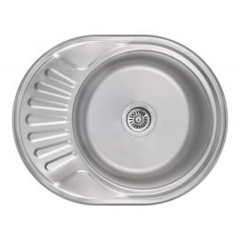Кухонна мийка Brinex 5745 0,8 мм Satin (BRIN5745SAT08)