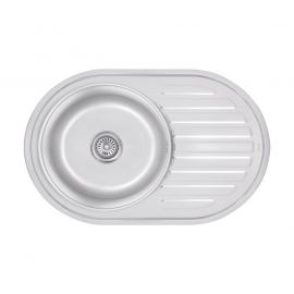 Кухонна мийка Brinex 7750 0,8 мм Satin (BRIN7750SAT08)