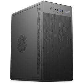 Корпус 2E Credo V285B без БЖ, 1xUSB3.0, 1х USB 2.0, 1xUSB Type-C, 1x120мм, VGA 300мм, mATX, чорний