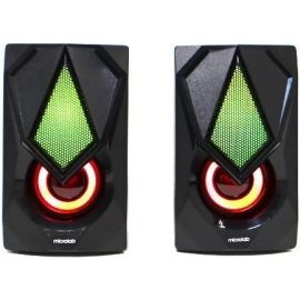 Акустична система MICROLAB B-25 2.0, USB, LED, чорний