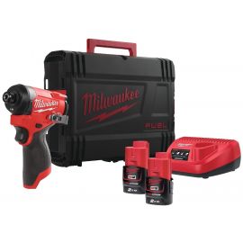 Гвинтоверт ударний акумуляторний Milwaukee M12 FID2-202X 12В АКБ 2х2А·год 0-4000об·хв 170Нм 1/4" ЗП C12C жилет кейс