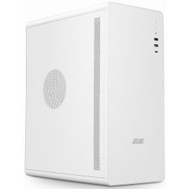 Корпус 2E Credo V500W без БЖ, 1xUSB3.0, 1х USB 2.0, 1xUSB Type-C, 1x120мм, VGA 310мм, ATX, білий