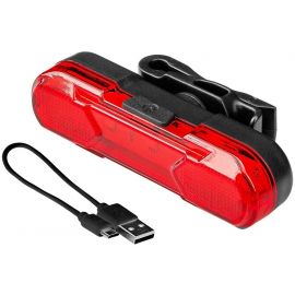 Ліхтар велосипедний Neo Tools задній, 30 люмен, 3Вт, USB, 210мА·год, 4 функцій освітлення, функція STOP, IPX4