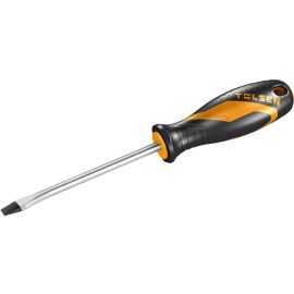 Викрутка Tolsen Ерго плоска, SL5.5x100мм, сталь CrV