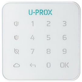 Бездротова сенсорна клавіатура U-Prox Keypad G1 White, 1 група, бездротовий, білий