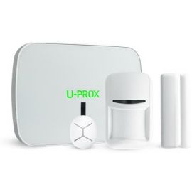 Комплект охоронної сигналізації U-Prox MPX LE KF kit White, U-Prox MPX LE, U-Prox PIR, U-Prox WDC, U-Prox Keyfob B4, бездротовий, білий