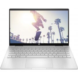 Ноутбук HP Pavilion x360 14-ek2007ua 14" FHD IPS Touch, Intel 3-100U, 8GB, F512GB, UMA, DOS, сріблястий