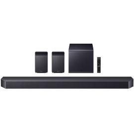 Саундбар Samsung HW-Q990F 756Вт, 11.1.4, BT, HDMI-ARC, Wi-Fi, саб, Dolby Atmos, чорний
