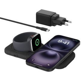 Зарядний пристрій бездротовий Belkin 2в1 15Вт Travel Pad Qi2