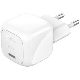 Зарядний пристрій мережевий Belkin 30Вт USB-С PD PPS, білий