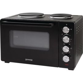 Міні піч Gorenje, 30л, 52x32х40.5см, 2 електричні конф., чорний