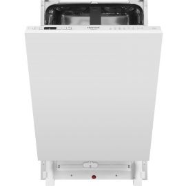 Посудомийна машина Hotpoint вбудована, 10компл., A++, 45см, дисплей, 3й кошик, білий