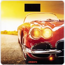 Ваги Ardesto підлогові Car, 150кг, AAAx2 в комплекті, скло, багатокольорові