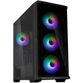 Корпус Zalman Z10 Duo без БЖ, 2xUSB3.0, 1xUSB Type-C, 3x140мм ARGB, 1x120мм ARGB, VGA 395мм, LCS ready, TG Side Panel, EATX, чорний