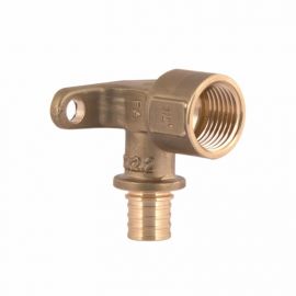 Кут натяжний Icma №1040 d20х2,8-1/2"В настінний 851040ADGW05
