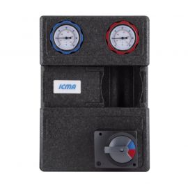 Насосна група Icma №R001 1 1/2"x1" підключення праворуч, без насоса 93R001AFD53SC