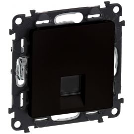 Розетка RJ45 кат. 5e UTP Legrand Valena Life, матовий чорний