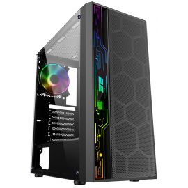 Корпус 2E GAMING Spero G2052 без БЖ 2xUSB3.0, 1xUSB2.0, 1x120мм ARGB, 2x120мм, VGA 345мм, LCS ready, TG Side Panel, ATX, чорний