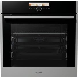Духова шафа Gorenje електрична, 71л, A+, дисплей, піроліз, нерж