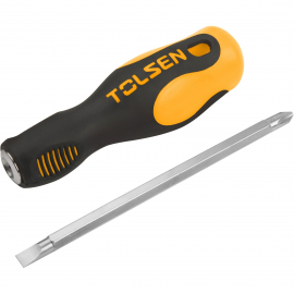 Викрутка Tolsen, РН2+SL6x1.2мм, сталь CrV
