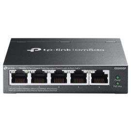 Комутатор TP-LINK ES205GP 5xGE (4xPoE), 65.2Вт, WebSmart