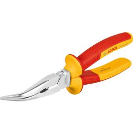 Плоскогубці з довгим носом зігнуті  Bosch Professional,  200 мм, (40°), VDE