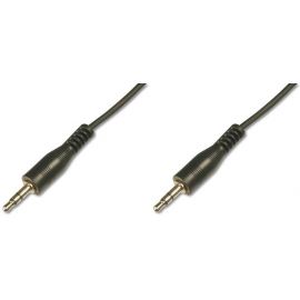 Кабель DIGITUS Audio connection stereo 3.5mm M/M, 2.5м, чорний