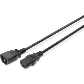 Мережевий кабель DIGITUS C14/M - C13/F, 5м, чорний