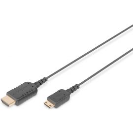 Кабель DIGITUS HDMI-miniHDMI (AM/СM), Ultra HD, 2.0м, чорний