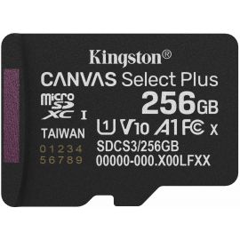 Карта пам'яті Kingston microSD  256GB C10 UHS-I A1 V10 R150MB/s