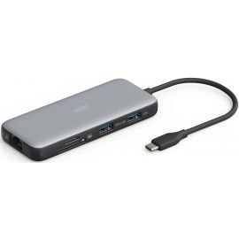 Док-станція DIGITUS USB-C > 2xHDMI/2xUSB-A/USB-C/SD/MicroSD/RJ54