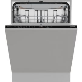 Посудомийна машина Gorenje вбудовувана, 16компл., A++, 60см, AquaStop, автоматичне відчинення, сенсорн.упр, 3и кошики, білий