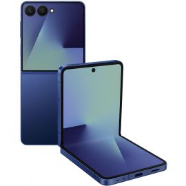 Смартфон Samsung Galaxy Flip 7 5G (F766) 6.9"/4.1"12/256ГБ, 1SIM, 4300мА•год, блакитний сріблястий