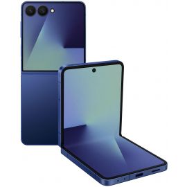 Смартфон Samsung Galaxy Flip 7 5G (F766) 6.9"/4.1"12/512ГБ, 1SIM, 4300мА•год, блакитний сріблястий