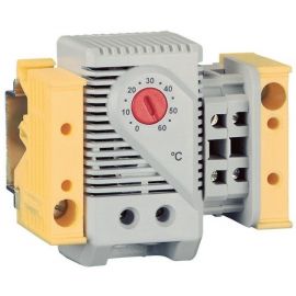 Термостат ZPAS 220V, AC, 6А, розмикаючий, на DIN рейці,  для обігрівача