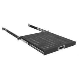 Полиця ZPAS 19", 1U, висувна, глибиною 450-550 мм, чорна