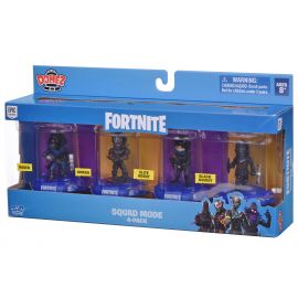 Набір колекційних фігурок Domez Fortnite Launch Squad Omega, Raven, Elite Agent, Black Knight