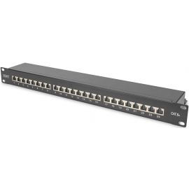 Патч-панель DIGITUS CАТ 6А STP, 19", 1U, 24 порти, зібрана, чорна