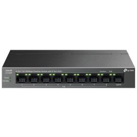 Комутатор TP-LINK LS109P  9xFE (8xPoE), 63 Вт