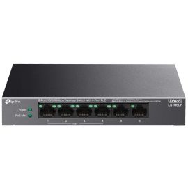 Комутатор TP-LINK LS106LP  6xFE (4xPoE), 41 Вт