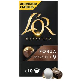 Кава L`OR капсули  Espresso Forza, 100% арабіка, 10шт, Nespresso