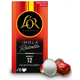 Кава L`OR капсули  Rossa Imola Ristretto, 100% арабіка, 10шт, Nespresso