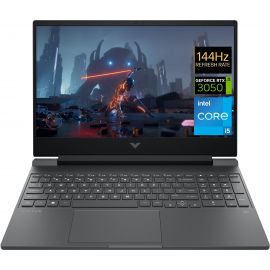 Ноутбук HP Victus 15-fa0023ua 15.6" FHD IPS AG, Intel i5-12450H, 16GB, F512GB, NVD3050-4, DOS, чорний
