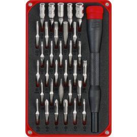 Біти Einhell, набір 33шт,HEX, PH, RIBE, SL, Spline, Torx, 28мм, кейс