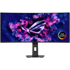 Монітор Asus 34" ROG Strix XG34WCDG 2xHDMI, DP, USB-C, 3xUSB, Audio, QD-OLED, 3440x1440, 21:9, 175Hz, 0.03ms, DCI-P3 99.3%, CURVED, AdaptiveSync, HAS, HDR400