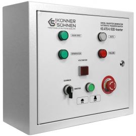 Блок автоматичного введення резерву Konner&Sohnen KS ATS 4/63D-Inverter, 230/400В, 230В 14,5кВт, 63А, 400В 41,5кВт, IP21, 9,3кг