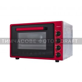 Піч електрична ARDESTO, 70л, 2000Вт, механіч., подвійне скло, рожен, малиновий