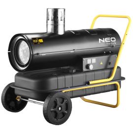 Теплова гармата дизельна Neo Tools, прямого нагріву, 20кВт, 200м2, 600м3/год, колеса, чорний, 21.30кг
