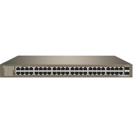 Комутатор TENDA TEG1050F 48xGE, 2xSFP Combo, Некерований